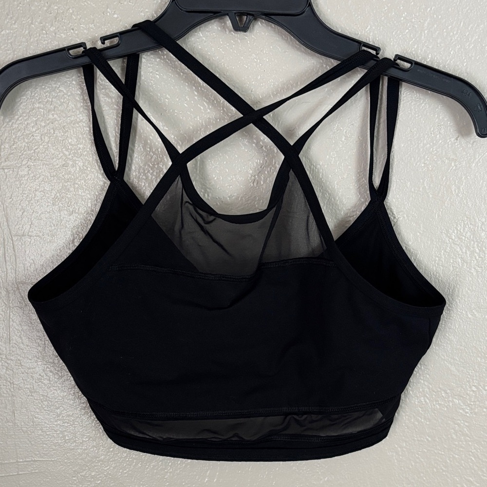 Victorias Secret PINK Ultimate Unlined Sports Bra Black Medium